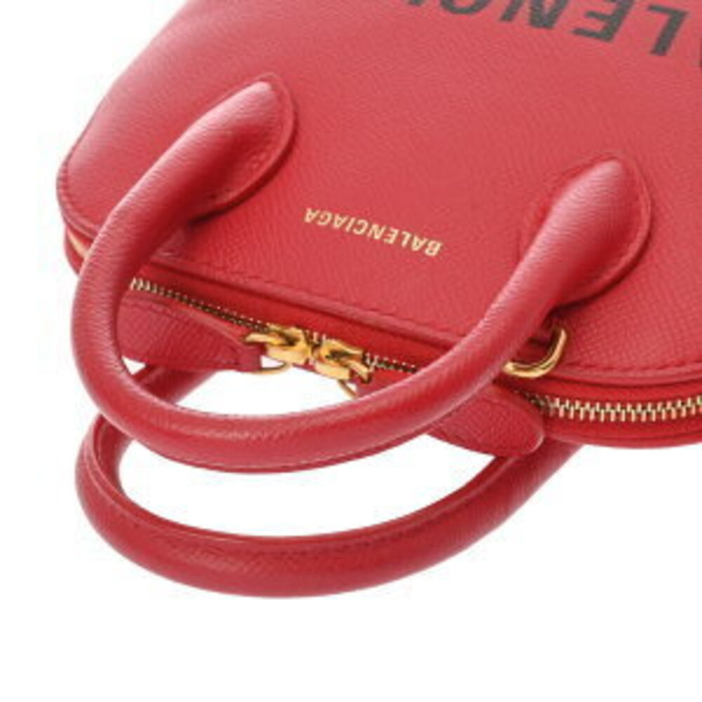 Balenciaga Ville Top Handle XXS Red Leather Bag Handbag - Picture 3 of 9